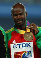 Der karibische Sprinter <b>Kim Collins</b> aus St. Kitts und Nevis wird über 100m ... - Kim_Collins